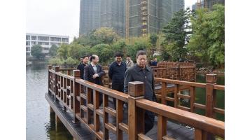 廣西大學(xué)黨委書記劉正東、校長(zhǎng)趙躍宇一行蒞臨博世科調(diào)研