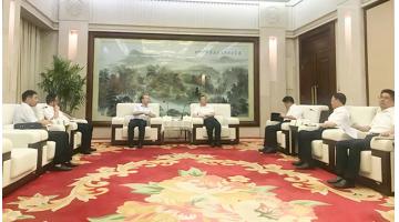 湖南長(zhǎng)沙市委副書(shū)記、市長(zhǎng)胡忠雄會(huì)見(jiàn)博世科創(chuàng)始人王雙飛博士